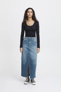 Ichi Twiggy Denim Skirt